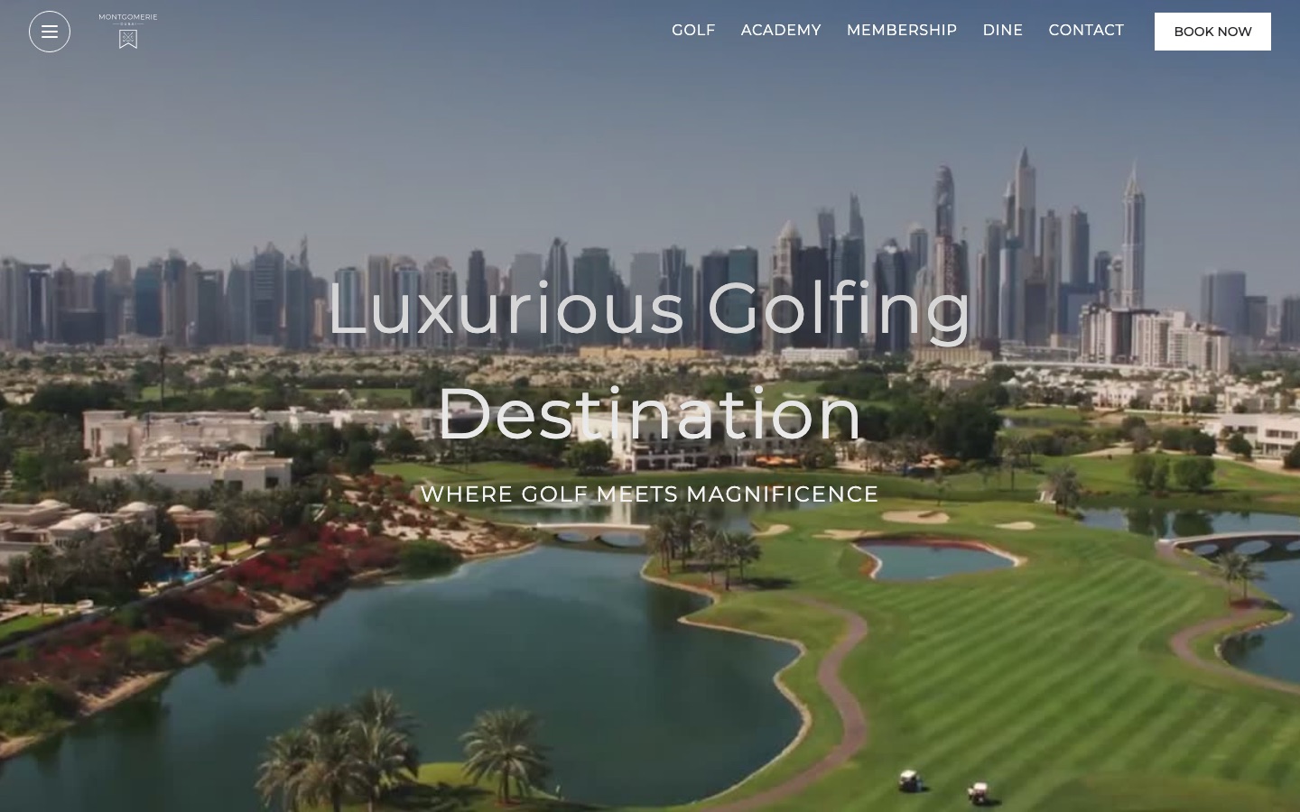 montgomeriegolfclubdubai.com home page